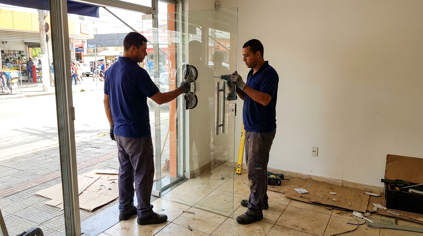 Portas em Vidro em Fortaleza‑CE